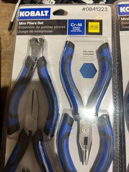 (2) New Cobalt Mini Plier Set with Pouch