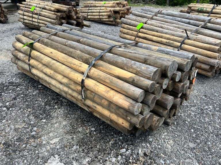 Untreated Wood Posts - Qty: 94