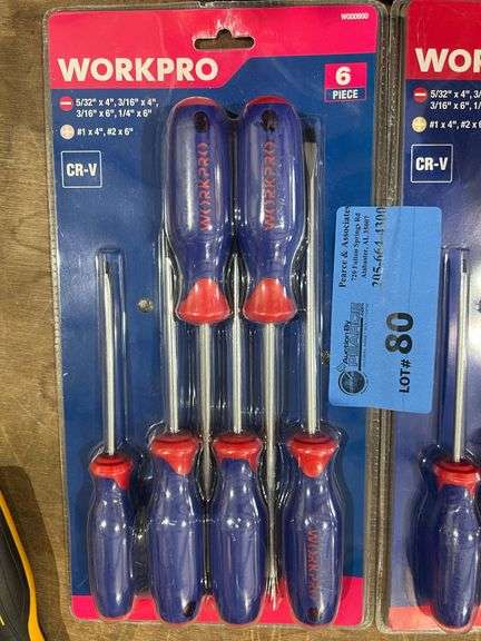 (2) Worker Screwdriver Sets