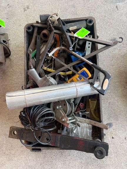 Rolling Cart with Assorted Tools