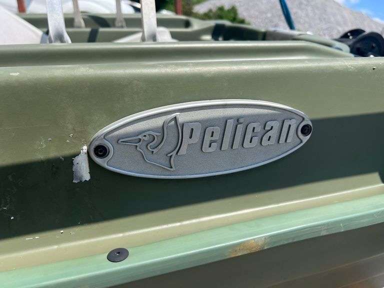 Pelican Bass Boat with Trolling Motor and Trailer