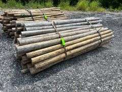 Untreated Wood Posts - Qty: 92