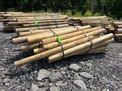 Untreated Wood Posts - Qty: 46