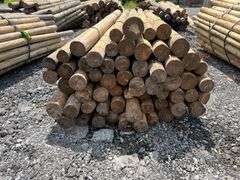 Untreated Wood Posts - Qty: 60 Posts