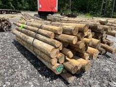 Untreated Wood Posts - Qty: 44