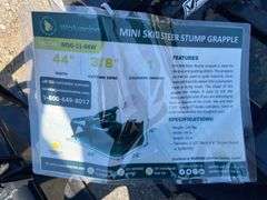 2025 Wolverine Unused MSG-11-44W Mini Skid Steer Stump Grapple