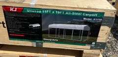 KJ Unused K1119 11ftx19ft All-Steel Carport