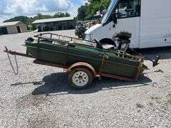 Pelican Bass Boat with Trolling Motor and Trailer