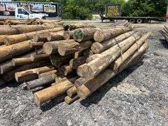 Untreated Wood Posts - Qty: 52