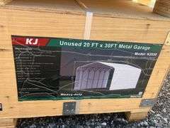 KJ Unused K2030 20ftx30ft Metal Garage