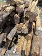 Untreated Wood Posts - Qty: 77