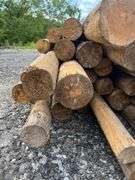 Untreated Wood Posts - Qty: 43