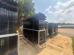 2025 Unused Metal Site Fence