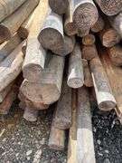 Untreated Wood Posts - Qty: 77