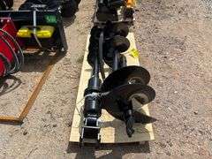 2025 GIYI Unused 3pc Mini-Excavator Auger Set