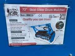 2025 Raytree Unused RMDM72A 72" Drum Mulcher
