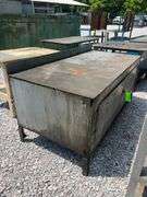 Steel Work Desk - 73in L x 35.5in W x 36in H