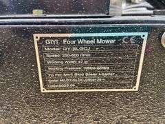 2025 GIYI Unused GY-SLGCJ Mini Skid Steer Four Wheel Mower