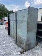 4-Door Steel Unit with Shelves and Storage Bins - 121in L x 24.5in W x 72in H