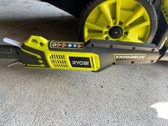 Ryobi Self Propelled 20in Mower, Blower and Weedeater with Battery and Changer