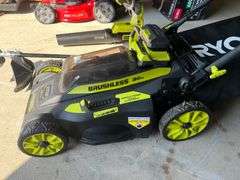 Ryobi Self Propelled 20in Mower, Blower and Weedeater with Battery and Changer