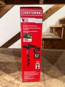 New Craftsman Garden Auger with Battery and Charger