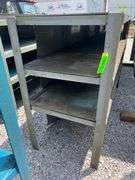 Steel Work Table - 160in L x 31in W x 54in H