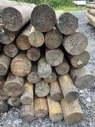 Untreated Wood Posts - Qty: 94