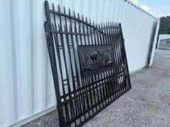 2025 KJ Unused K0720 Metal Farm Driveway Gates