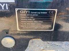 2025 GIYI Unused GY-CLG72C Skid Steer Curved Log Grabber
