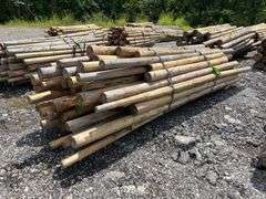 Untreated Wood Posts - Qty: 66
