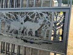 2025 KJ Unused K0720-6 Metal Farm Driveway Gates