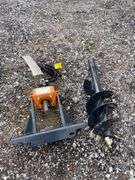 2025 Wolverine Unused MAD-12-12D Mini Skid Steer Auger Drive and Bit