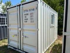 2025 GIYI 12ft "One Use" Steel Storage/Office Container,