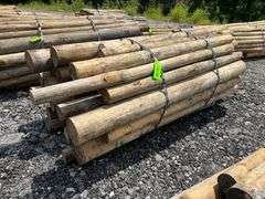 Untreated Wood Posts - Qty: 44