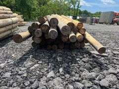 Untreated Wood Posts - Qty: 46
