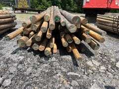 Untreated Wood Posts - Qty: 66