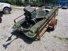 Pelican Bass Boat with Trolling Motor and Trailer