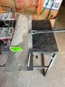 Work Table with Contents - Black & Decker Workmate and Scraper