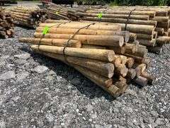 Untreated Wood Posts - Qty: 46
