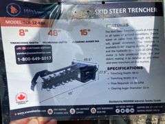 2025 Wolverine Unused TCR-12-48H Skid Steer Trencher