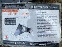 2025 Wolverine Unused TD-13-36R Skid Steer Tree Digger