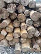 Untreated Wood Posts - Qty: 92