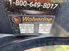 2025 Wolverine Unused MAD-12-12D Mini-Skidsteer Auger Drive and Bit
