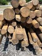 Untreated Wood Posts - Qty: 89