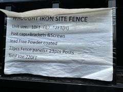 2025 Aboss Unused Metal Site Fence