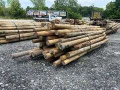 Untreated Wood Posts - Qty: 68