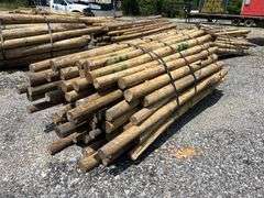 Untreated Wood Posts - Qty: 79