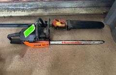 Homelite 20in Chain Saw and STIHL Pole Pruner