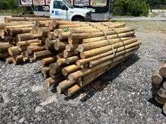 Untreated Wood Posts - Qty: 89